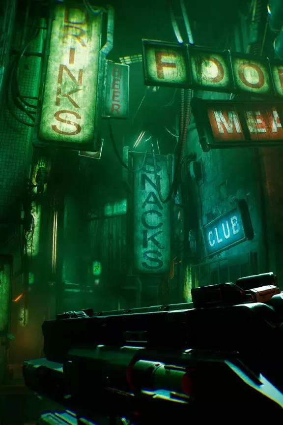 Brutalita, kyberpunk a Mick Gordon. Představuje se Defect