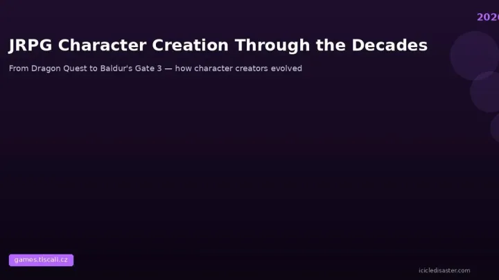 JRPG Character Creation Through the Decades: A Design Retrospective