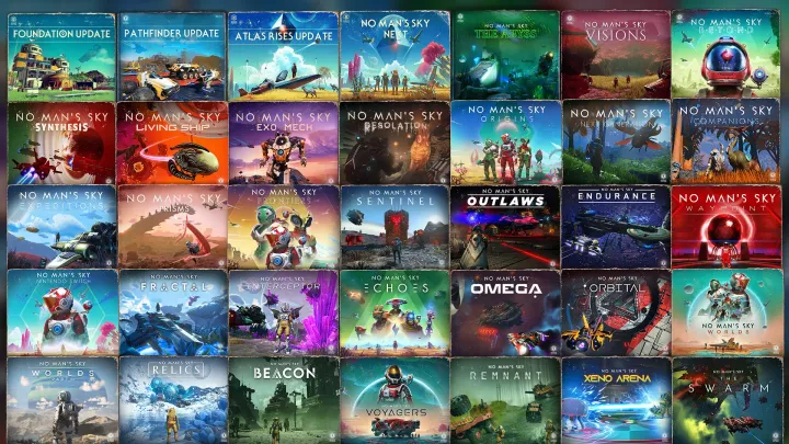 Deset let a čtyřicet updatů. No Man's Sky slaví výročí