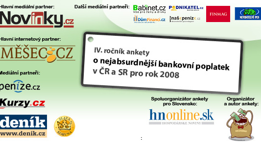 Nominujte nejabsurdnější bankovní poplatek