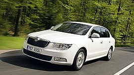 ŠKODA SUPERB V NEJVYŠŠÍ VÝBAVOVÉ VERZI EXCLUSIVE