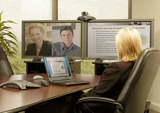 Videokonference nabízí alternativu k dlouhým služebním cestám