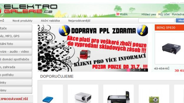E-shop Elektro-galerie.cz používá podvodné praktiky