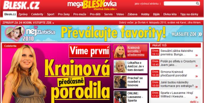 Nejčtenější je bulvární deník Blesk, nejposlouchanější je rádio Impuls 