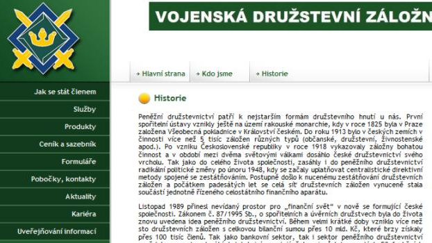 Vojenská družstevní záložna přišla o licenci