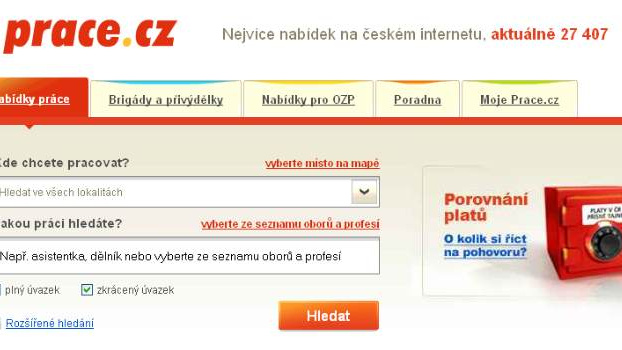 Monster si u ÚOHS stěžuje na firmu LMC - provozovatele práce.cz a jobs.cz