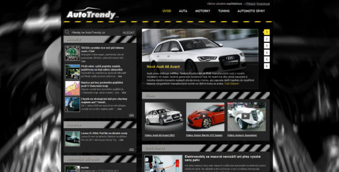 AutoTrendy.cz - Nový web který za vás bude sledovat trendy v auto-moto světě