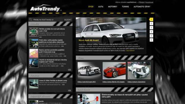 AutoTrendy.cz - Nový web který za vás bude sledovat trendy v auto-moto světě