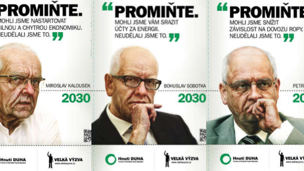 Starý Kalousek, Sobotka i Nečas se omlouvají lidem