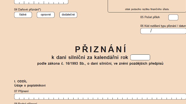 Silniční daň - kdy platit a podávat daňové přiznání k silníční dani?