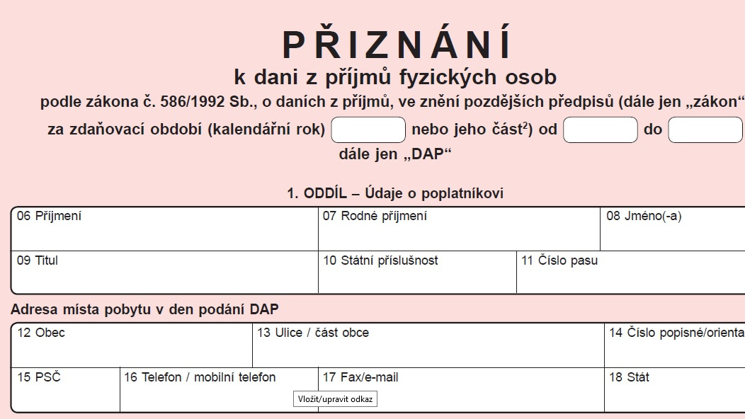 Změny v daních v roce 2017