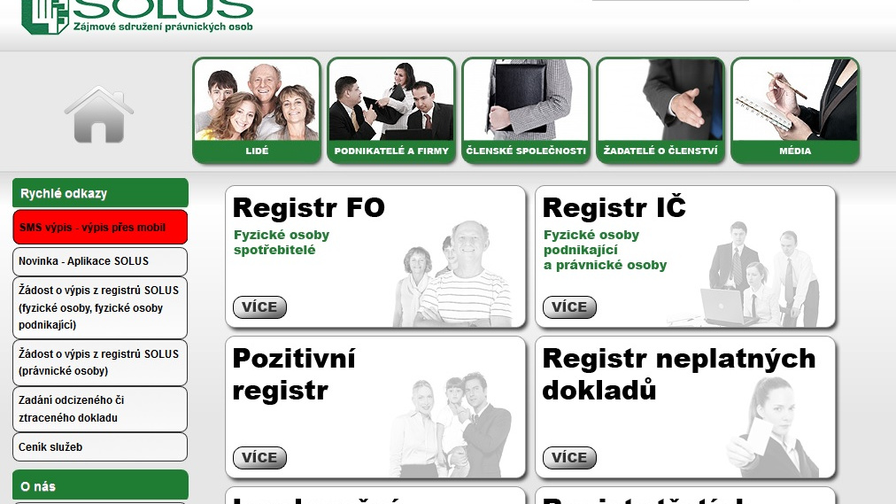 SOLUS - registr dlužníků
