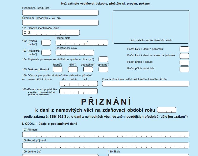 Daň z nemovitosti: Na zaplacení je již jen pár dní