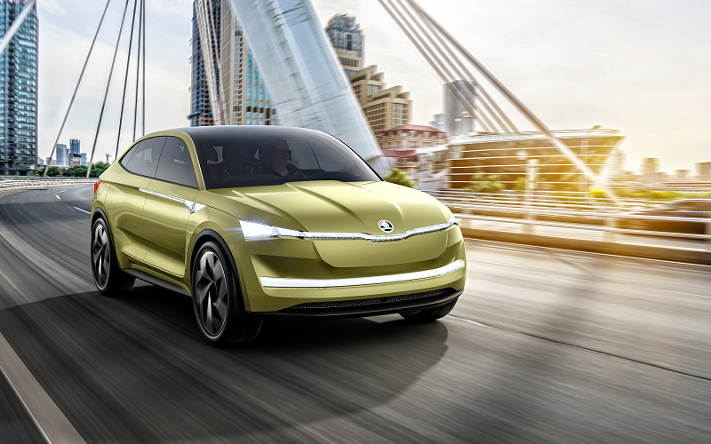 Škoda Auto představila elektromobil Škoda Vision E