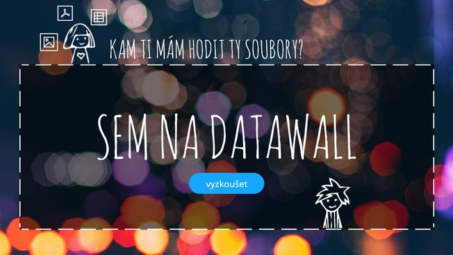 Ukládáte soubory na plochu? „Tak jo, ale online!“ říká Datawall