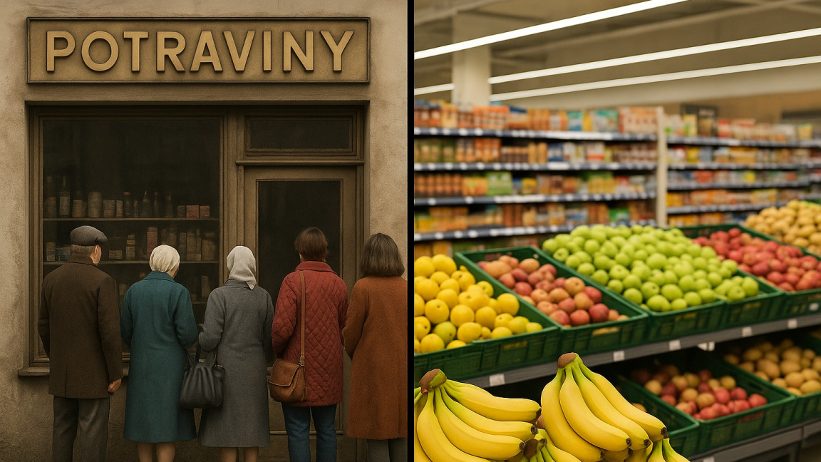 Bylo za komunistů levněji? Mzdy dnes porážejí minulost, iluze levných nákupů praská