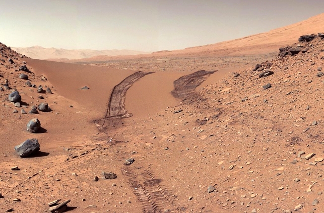 Stopy na Marsu