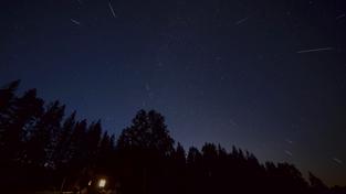 V noci vrcholil meteorický roj Perseidy