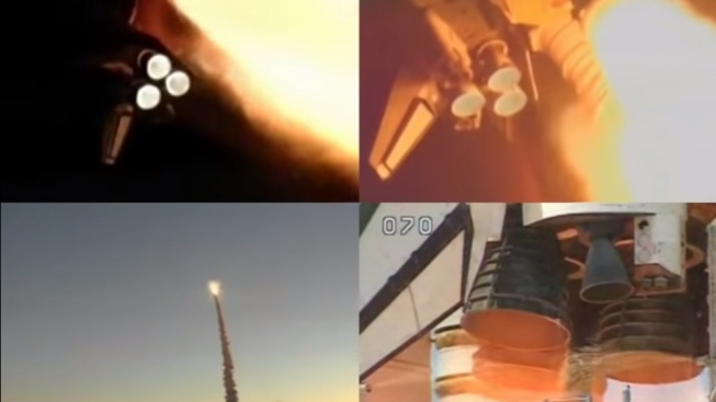 Nadšenec sestříhal starty všech raketoplánů