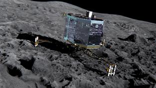 Modul Philae doskákal k historickému objevu