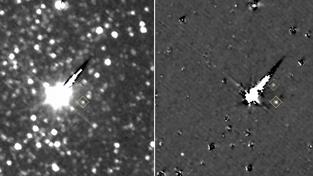 Sonda New Horizons poprvé zachytila měsíce Pluta