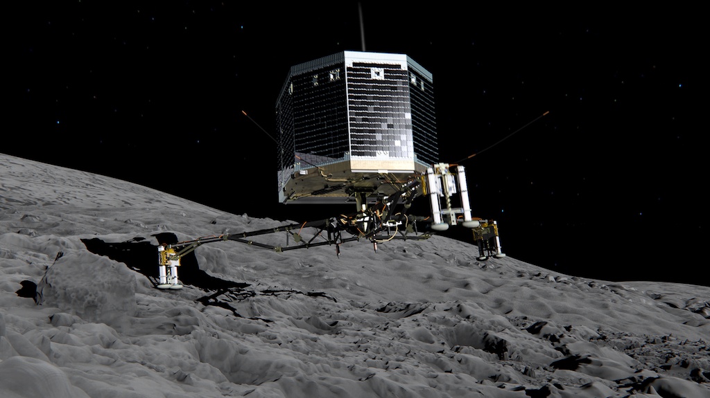 Velký úspěch! Sonda Philae se po dlouhém spánku ohlásila z komety