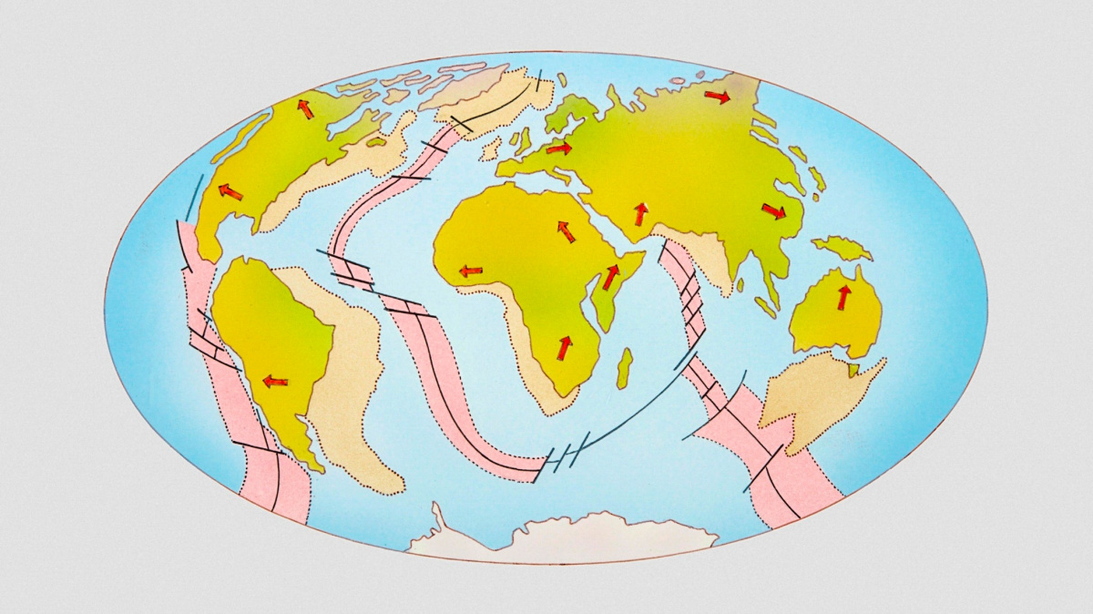 Překvapení: Pohyb kontinentů je palivem pro evoluci pozemského života
