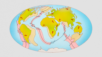 Překvapení: Pohyb kontinentů je palivem pro evoluci pozemského života