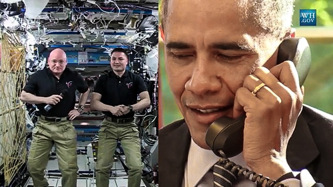 Obama telefonoval do vesmíru, aby pogratuloval rekordmanovi