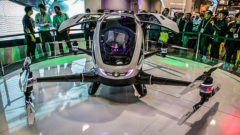 První pilotovaný dron bude brzy k mání. Podívejte se, jak vypadá