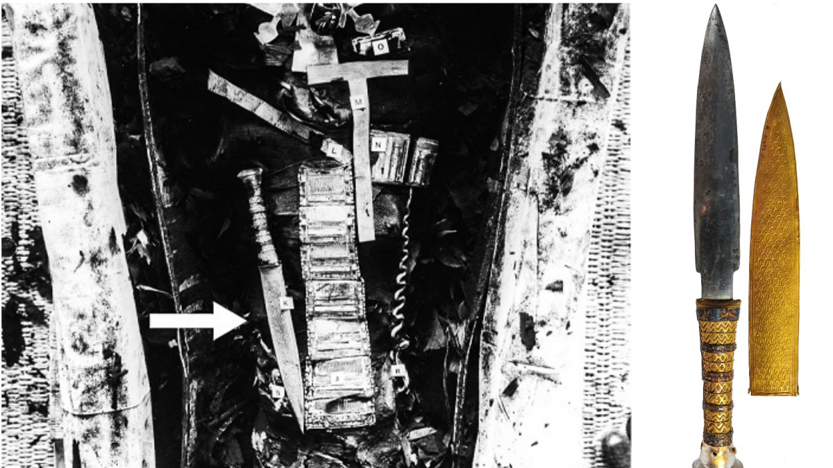 Tutanchamon měl železnou dýku z vesmíru