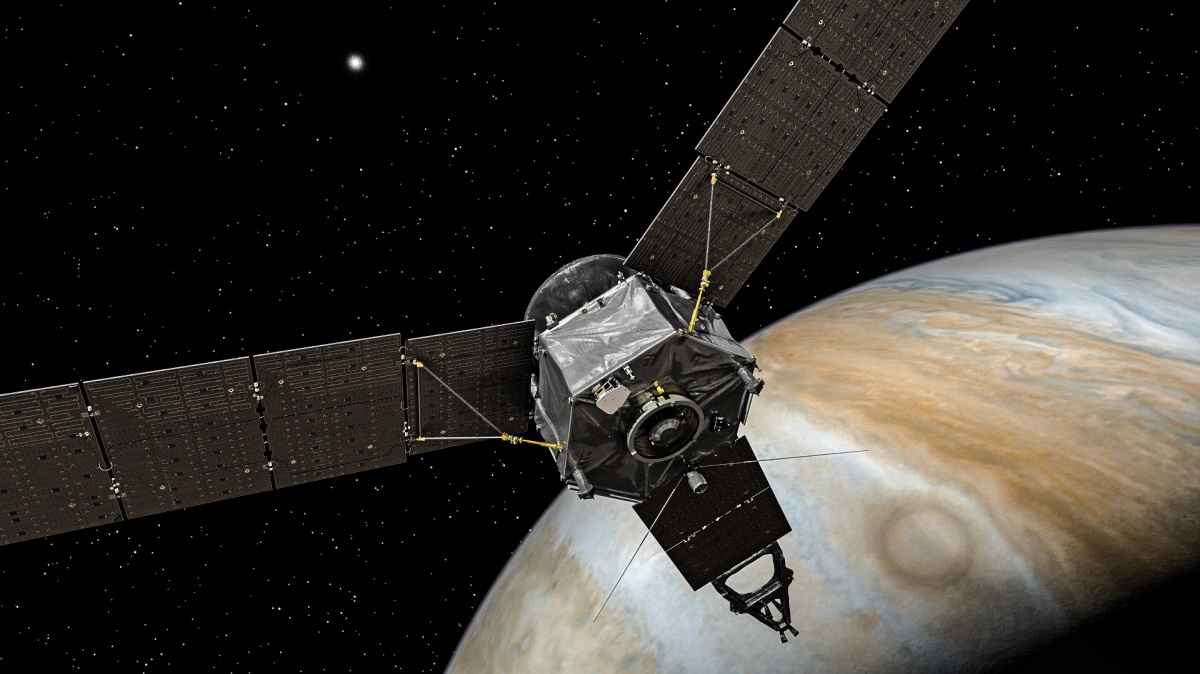 Sonda Juno to dokázala! Dostala se na oběžnou dráhu Jupiteru