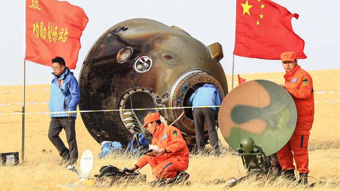 Číňané slaví svůj nejdelší pobyt ve vesmíru. Tchajkonauti tam byli měsíc