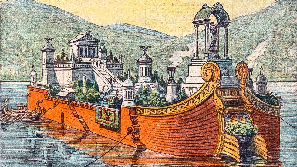 Hon na vrak Caligulova plovoucího paláce