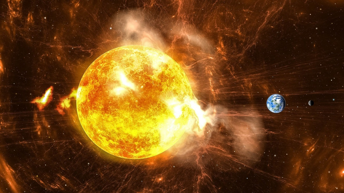 Jak se šíří 'sluneční bouře' napříč soustavou?