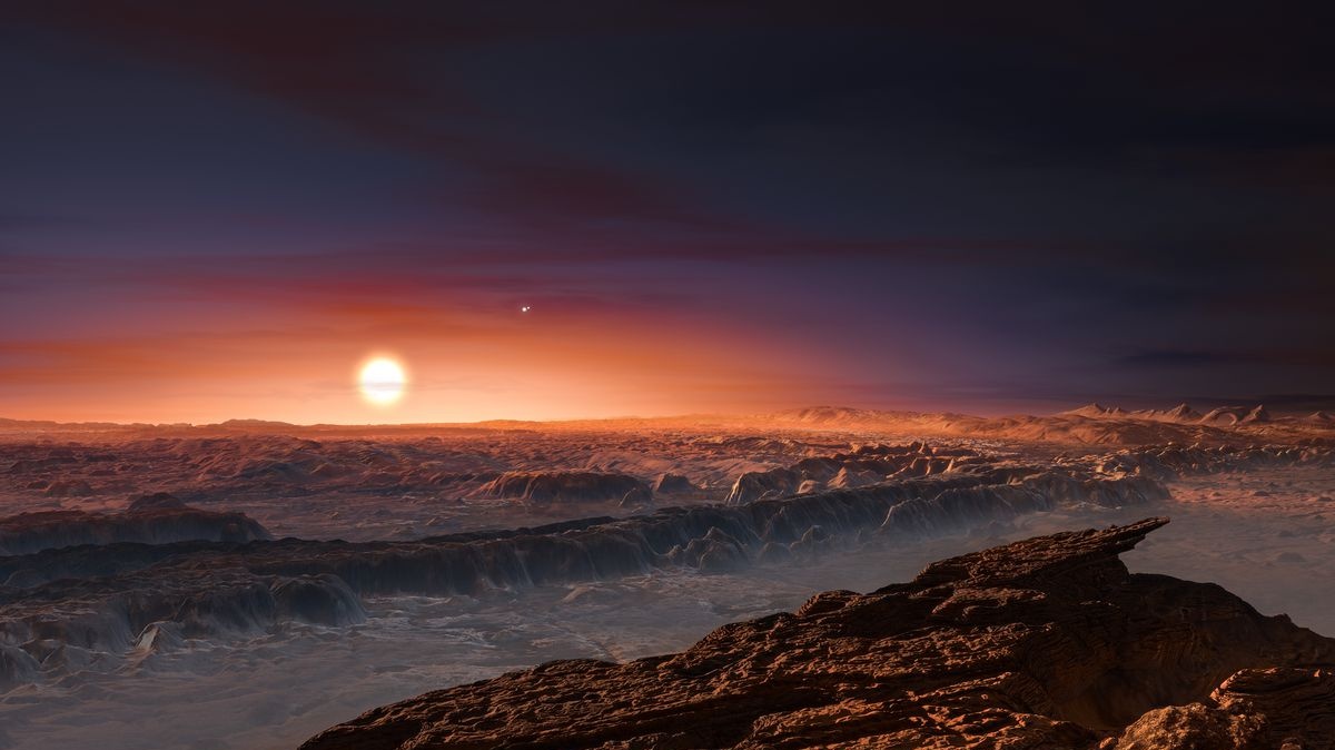 Naši nejbližší 'exoplanetu' u Proxima Centauri propekla obří hvězdná erupce