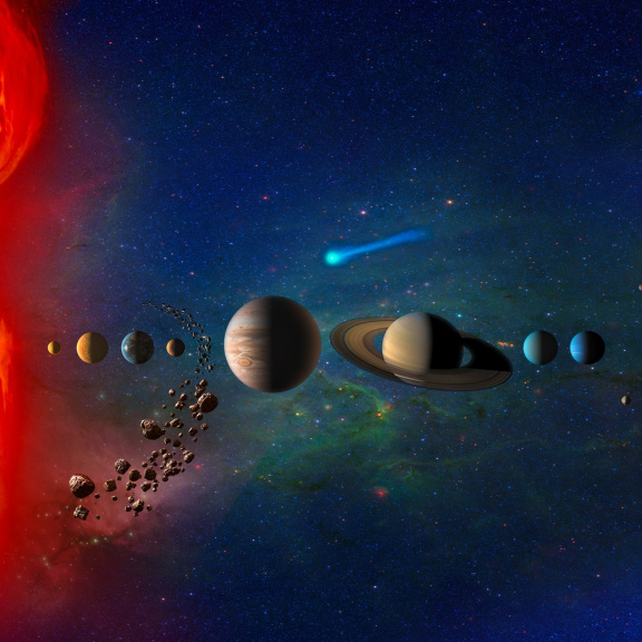 Sluneční soustava měla o planetu víc, naznačuje meteorický diamant