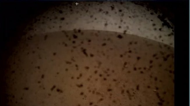 První záběr InSight z Marsu