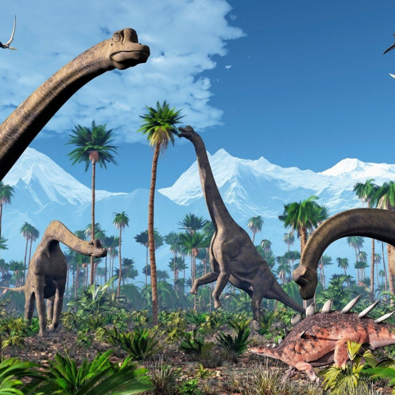 Vědci v Británii objevili dosud nejdelší sadu dinosauřích stop