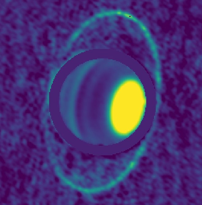 Uran a jeho prstence v infra