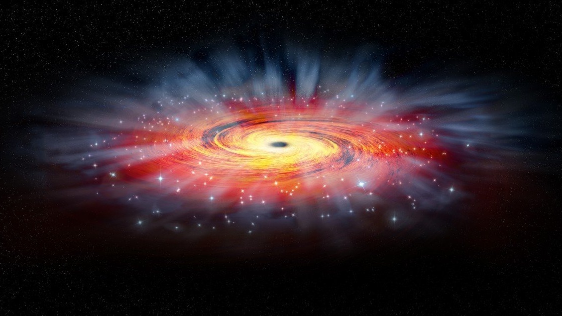 Černá díra rozzářila jádro naší galaxie