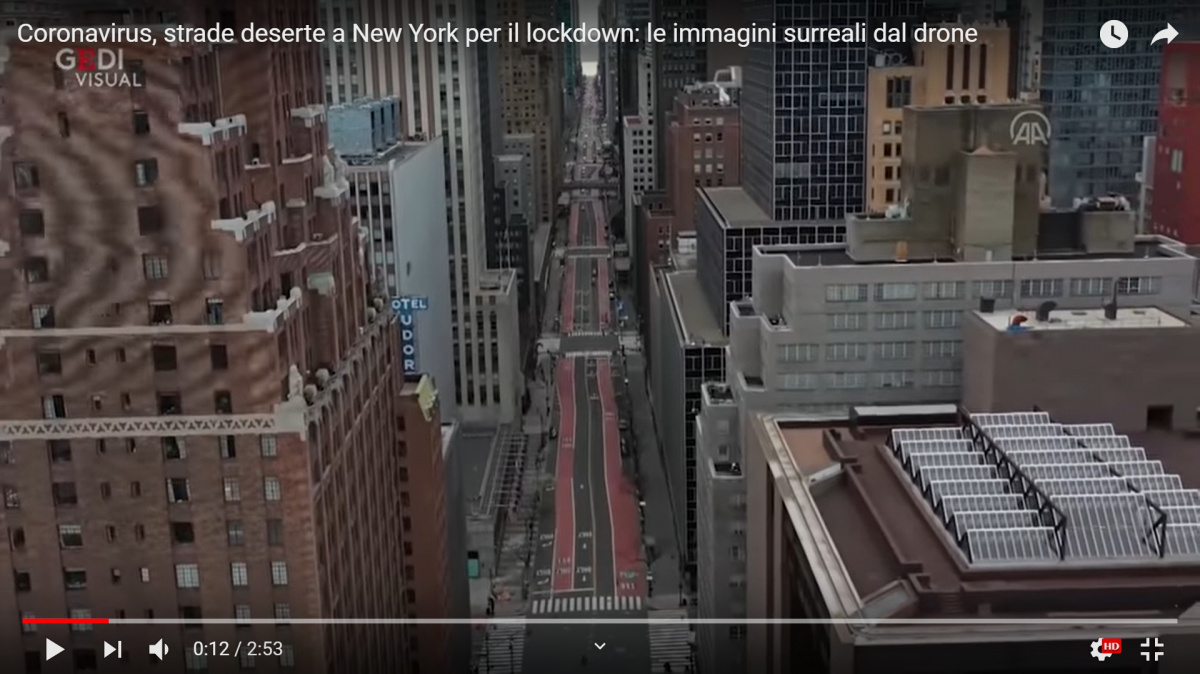 Děsivá videa z dronů: Z metropolí se stala města duchů