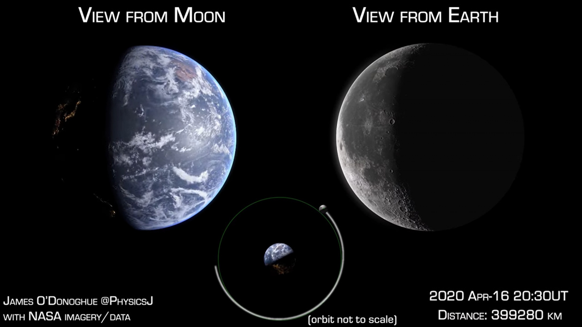 Země z Měsíce. Fascinující video, které jste ještě neviděli