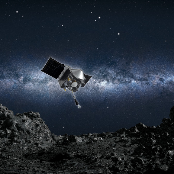 Touchdown ve vesmíru! Sonda při něm odebírala půdu z asteroidu