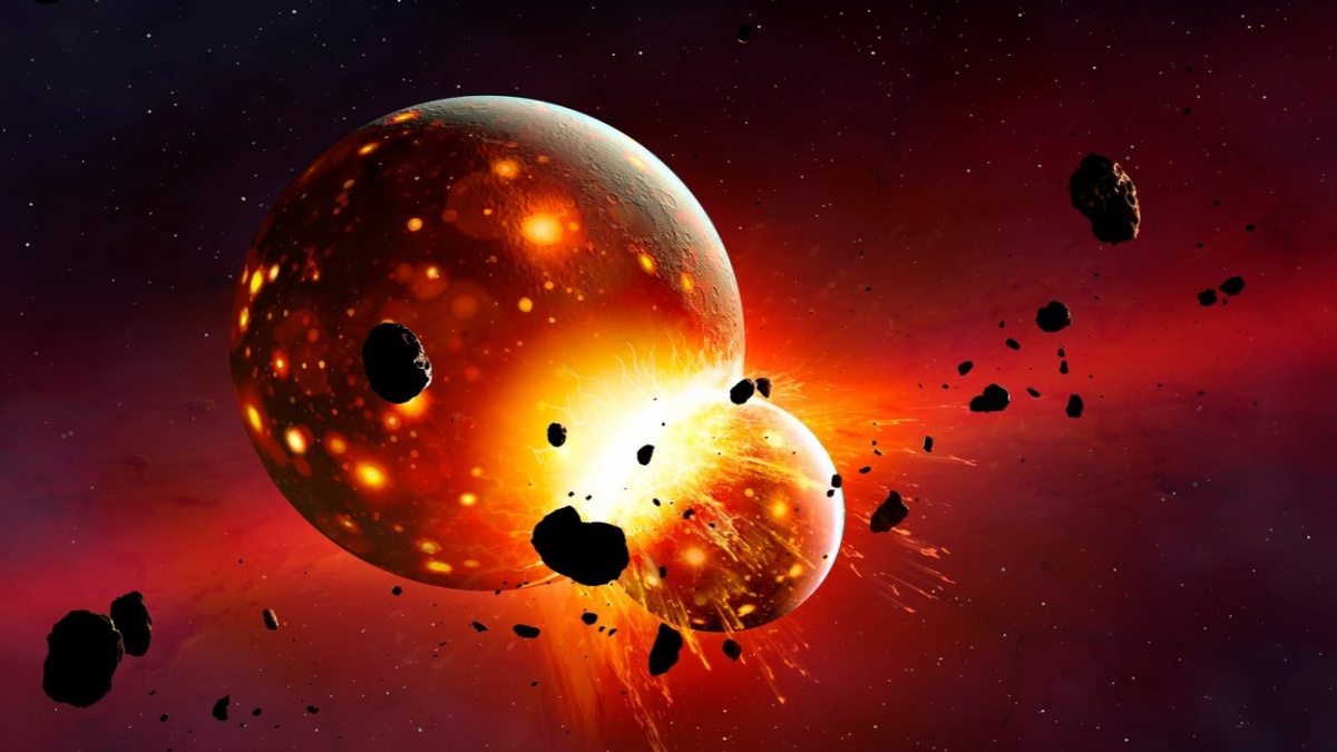 Pod zemskou kůrou může být zaražené torzo cizí planety