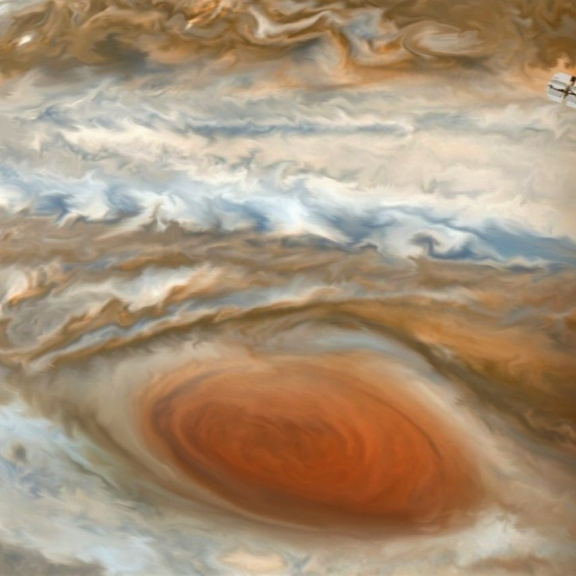 Největší bouře v naší sluneční soustavě nabírá na síle