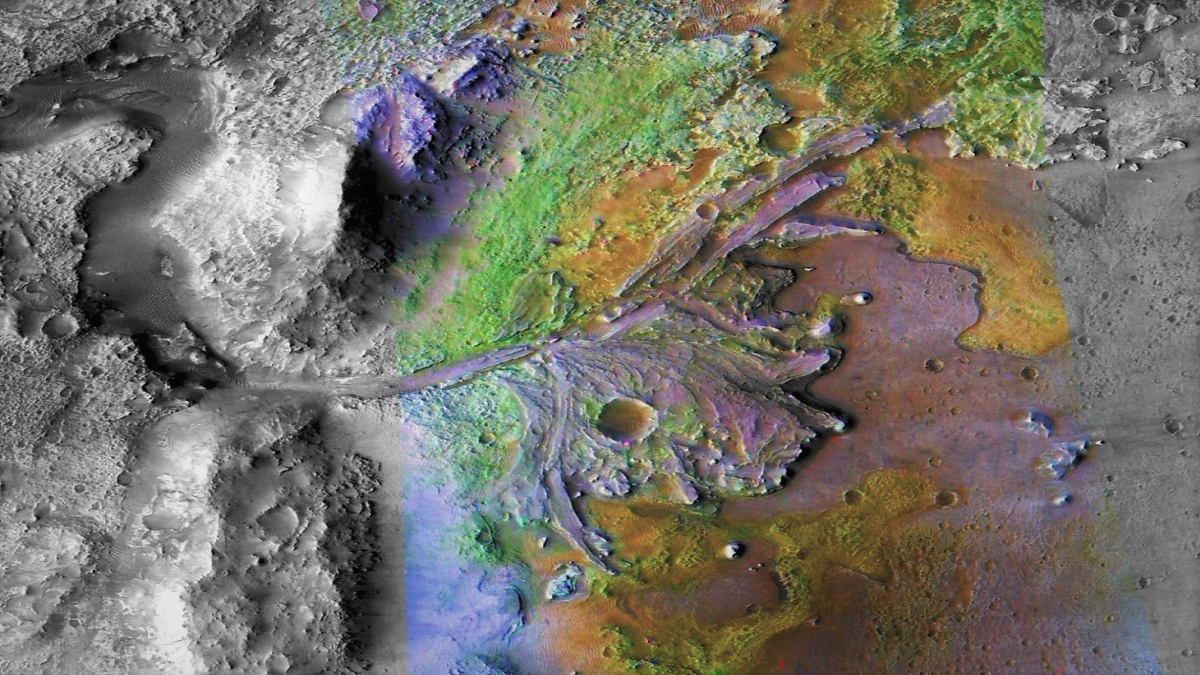 Konec pochybností! Marsovský kráter byl naplněn jezerem napájeným řekou