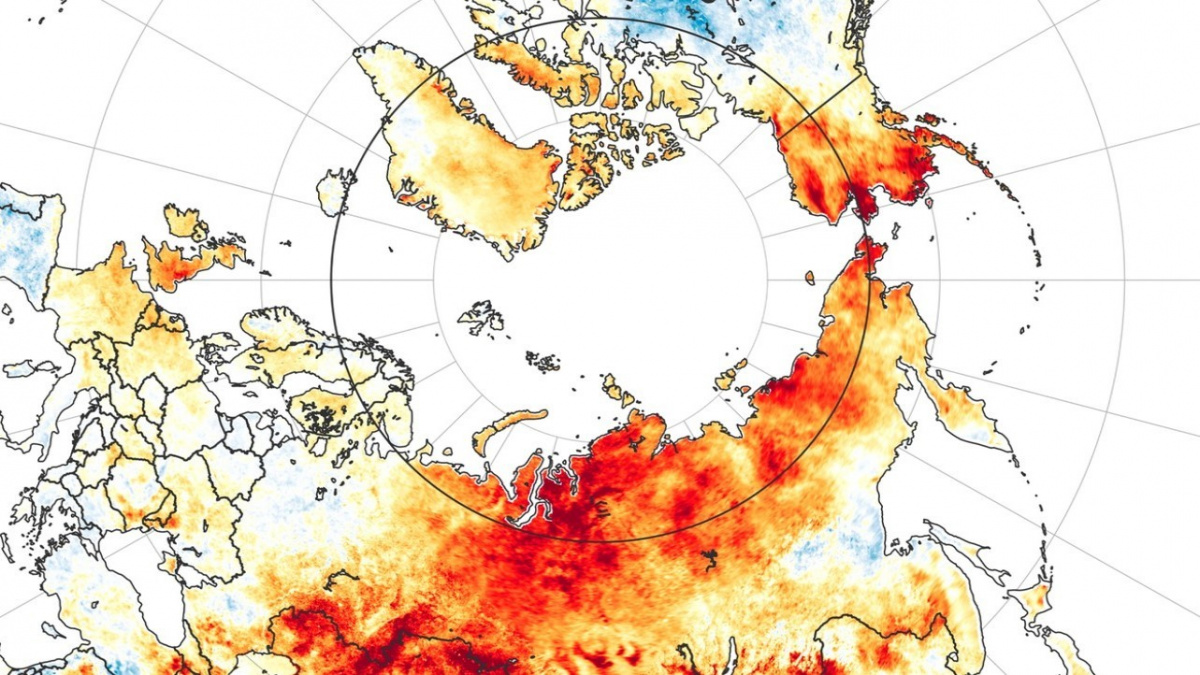 Uznán teplotní rekord v Arktidě. Plus 38 stupňů!