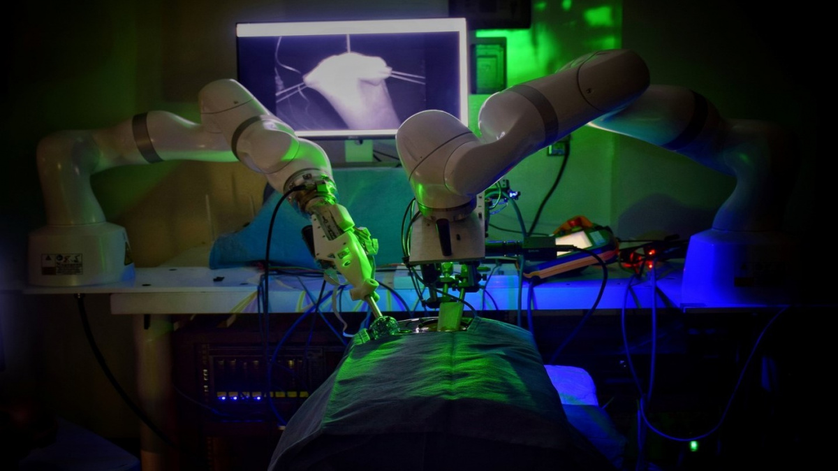 Robot operoval bez pomoci lidí, a přitom sešil střeva přesněji než chirurg