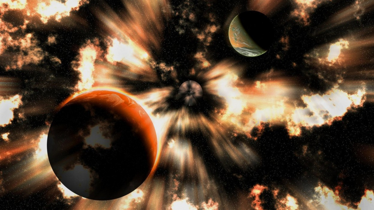 Černá díra rozpoutala gigantickou bouři ve vesmíru